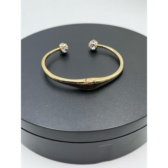 Kate Spade Gold Plated Lady Marmalade Open Cuff Bracelet - Picture 8 of 13